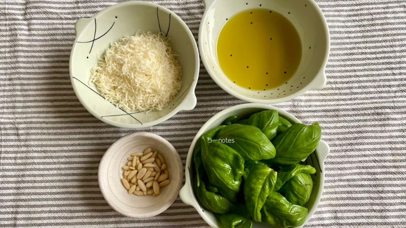 ジェノベーゼの材料